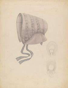 Bonnet, 1935/1942. Creator: Bessie Forman