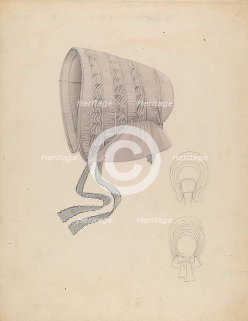 Bonnet, 1935/1942. Creator: Bessie Forman.