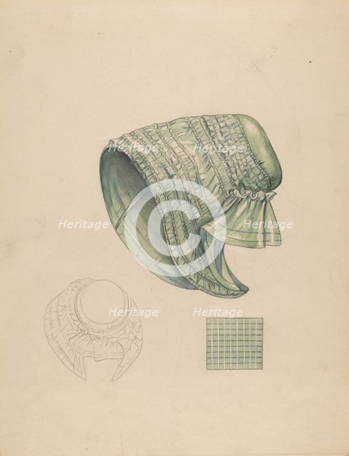 Bonnet, 1935/1942. Creator: Dorothy Gernon.