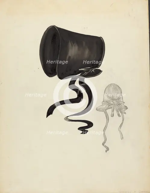 Bonnet, 1935/1942. Creator: Dorothy M. Gerhard.