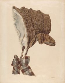 Bonnet, 1935/1942. Creator: Ferdinand Badin
