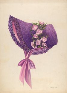 Bonnet, 1935/1942. Creator: Florence Earl