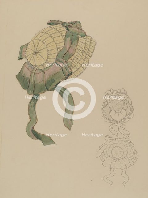 Bonnet, 1935/1942. Creator: Gladys Cook.