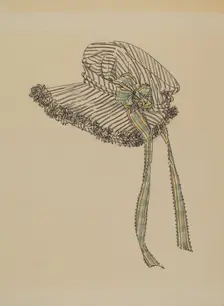 Bonnet, 1935/1942. Creator: Rosalia Lane