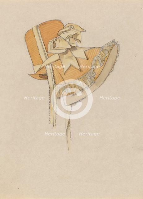 Bonnet, 1935/1942. Creator: Rosalia Lane.