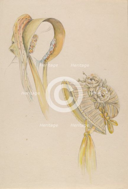 Bonnet, 1935/1942. Creator: Unknown.