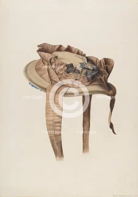Bonnet, 1942. Creator: Fred Hassebrock.