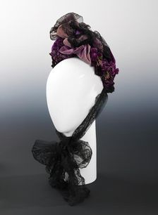 Bonnet, Austrian, 1873. Creator: Unknown