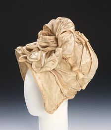 Bonnet, American, 1810. Creator: Unknown
