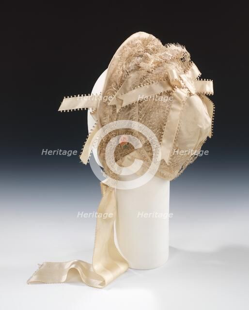 Bonnet, American, 1854. Creator: Unknown.