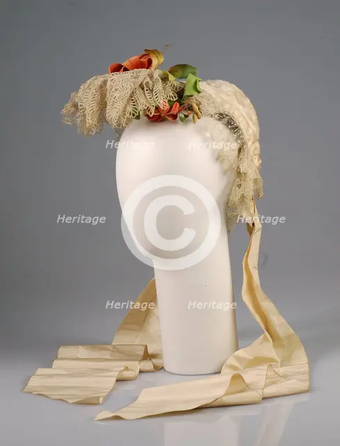 Bonnet, American, 1863-68. Creator: Unknown.