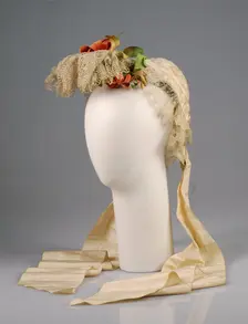 Bonnet, American, 1863-68. Creator: Unknown