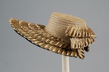 Bonnet, American, 1875. Creator: Unknown