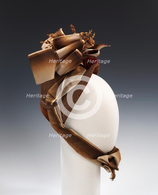 Bonnet, American, 1883. Creator: Unknown.