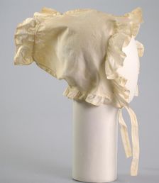 Bonnet, American, ca. 1815. Creator: Unknown