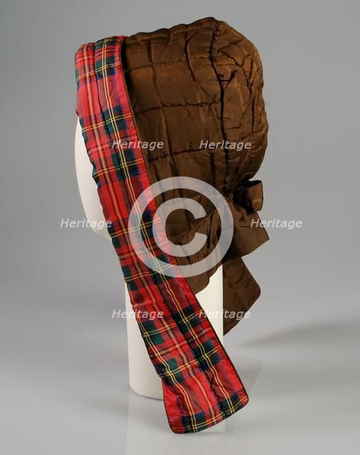 Bonnet, American, ca. 1845. Creator: Unknown.