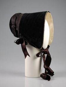 Bonnet, American, ca. 1845. Creator: Unknown