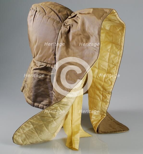 Bonnet, American, ca. 1850. Creator: Unknown.