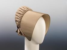 Bonnet, American, ca. 1850. Creator: Unknown