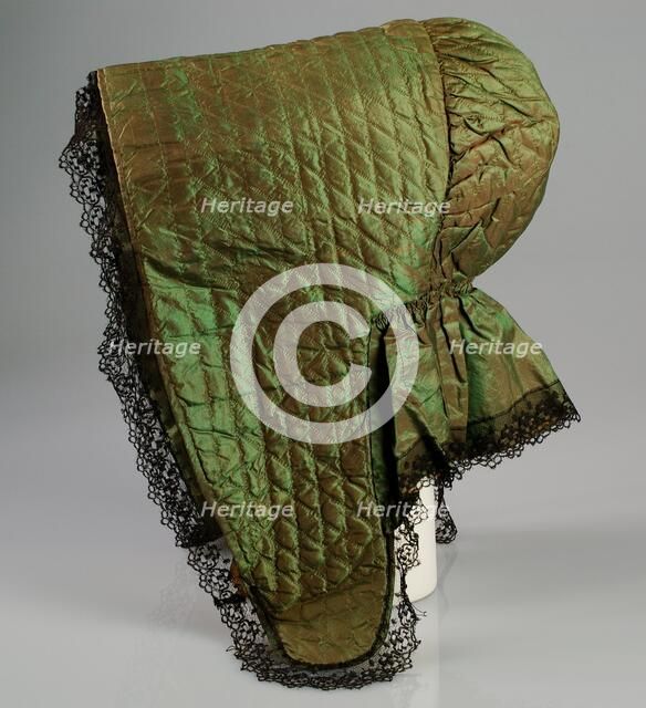 Bonnet, American, ca. 1850. Creator: Unknown.