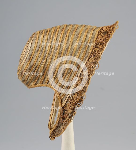 Bonnet, American, ca. 1855. Creator: Unknown.