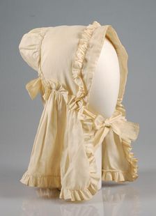 Bonnet, American, ca. 1860. Creator: Unknown