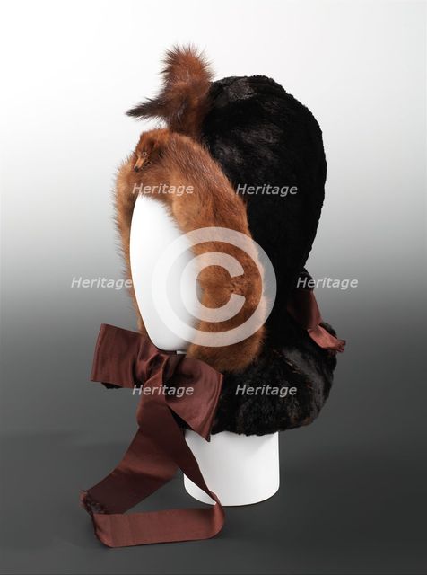 Bonnet, American, ca. 1870. Creator: Unknown.