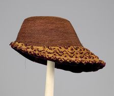 Bonnet, American, ca. 1875. Creator: Unknown