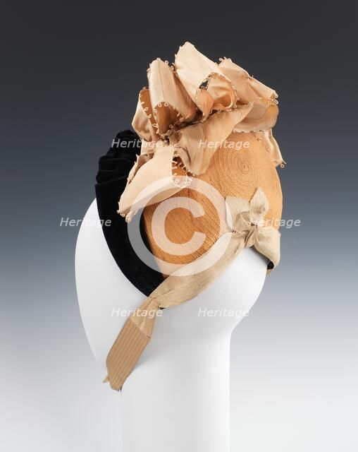 Bonnet, American, ca. 1880. Creator: Balch, Price & Company.