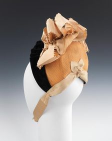 Bonnet, American, ca. 1880. Creator: Balch, Price & Company