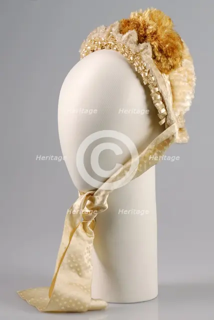 Bonnet, American, ca. 1885. Creator: Unknown.
