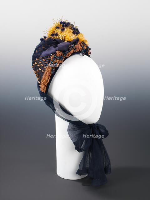 Bonnet, American, ca. 1885. Creator: Aitken Son & Company.