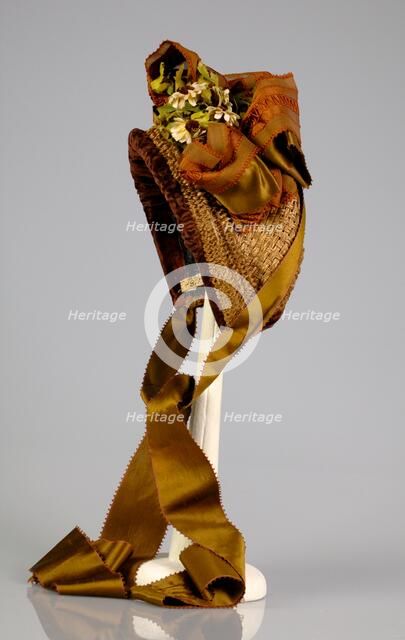 Bonnet, American, ca. 1885. Creator: Balch, Price & Company.