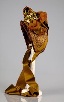 Bonnet, American, ca. 1885. Creator: Balch, Price & Company