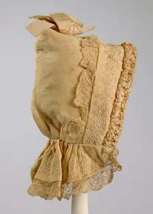 Bonnet, American, ca. 1890. Creator: Unknown