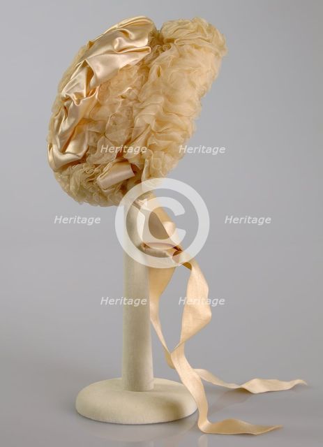 Bonnet, American, ca. 1895. Creator: Unknown.