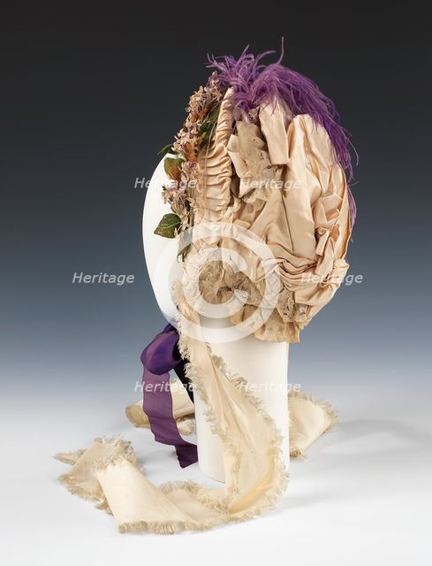 Bonnet, British, ca. 1870. Creator: Unknown.