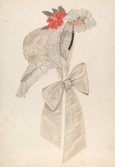Bonnet, c. 1940. Creator: Nancy Crimi