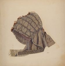 Bonnet, c. 1940. Creator: J. Herman McCollum