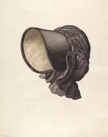 Bonnet, c. 1940. Creator: Lillian Causey