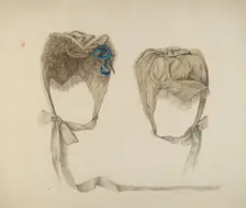 Bonnet, c. 1941. Creator: Stella Mosher