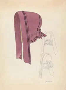 Bonnet, c. 1936. Creator: Margaret Concha