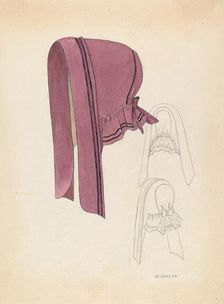 Bonnet, c. 1936. Creator: Margaret Concha