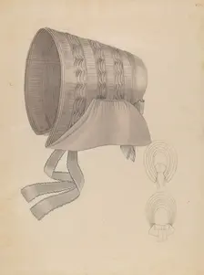 Bonnet, c. 1936. Creator: Bessie Forman