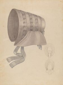 Bonnet, c. 1936. Creator: Bessie Forman