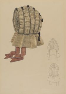 Bonnet, c. 1936. Creator: Bessie Forman