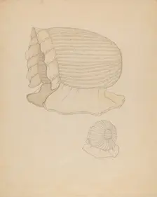 Bonnet, c. 1936. Creator: Doris Beer