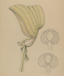 Bonnet, c. 1936. Creator: Jessie M. Benge