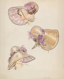 Bonnet, c. 1936. Creator: Lillian Causey