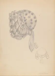 Bonnet, c. 1936. Creator: Roberta Spicer